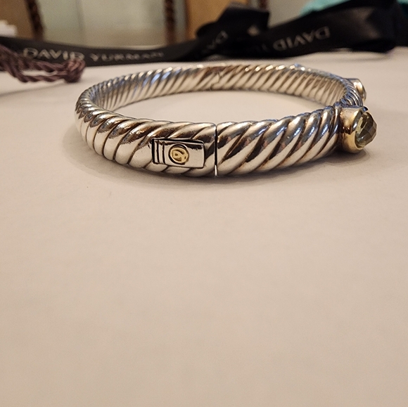 David Yurman Prasiolite hinge bracelet - Picture 7 of 8